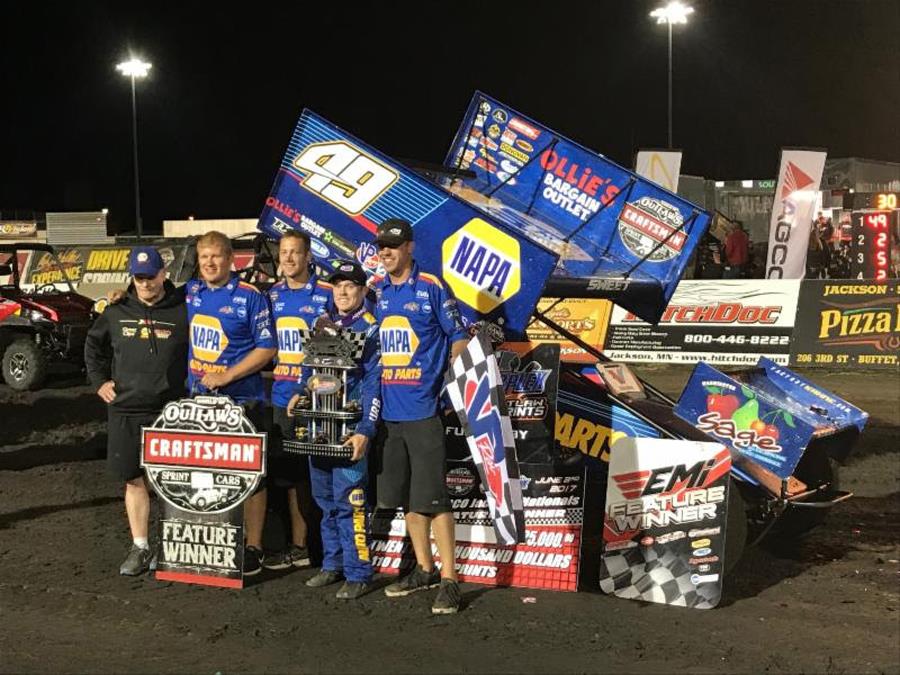 Sweet, Dover, Forbrook Jackson Nationals champs
