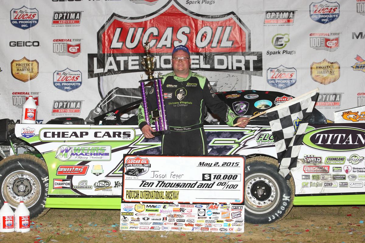 Feger Fends Off O’Neal for Second Straight Lucas Oil Win at Paducah