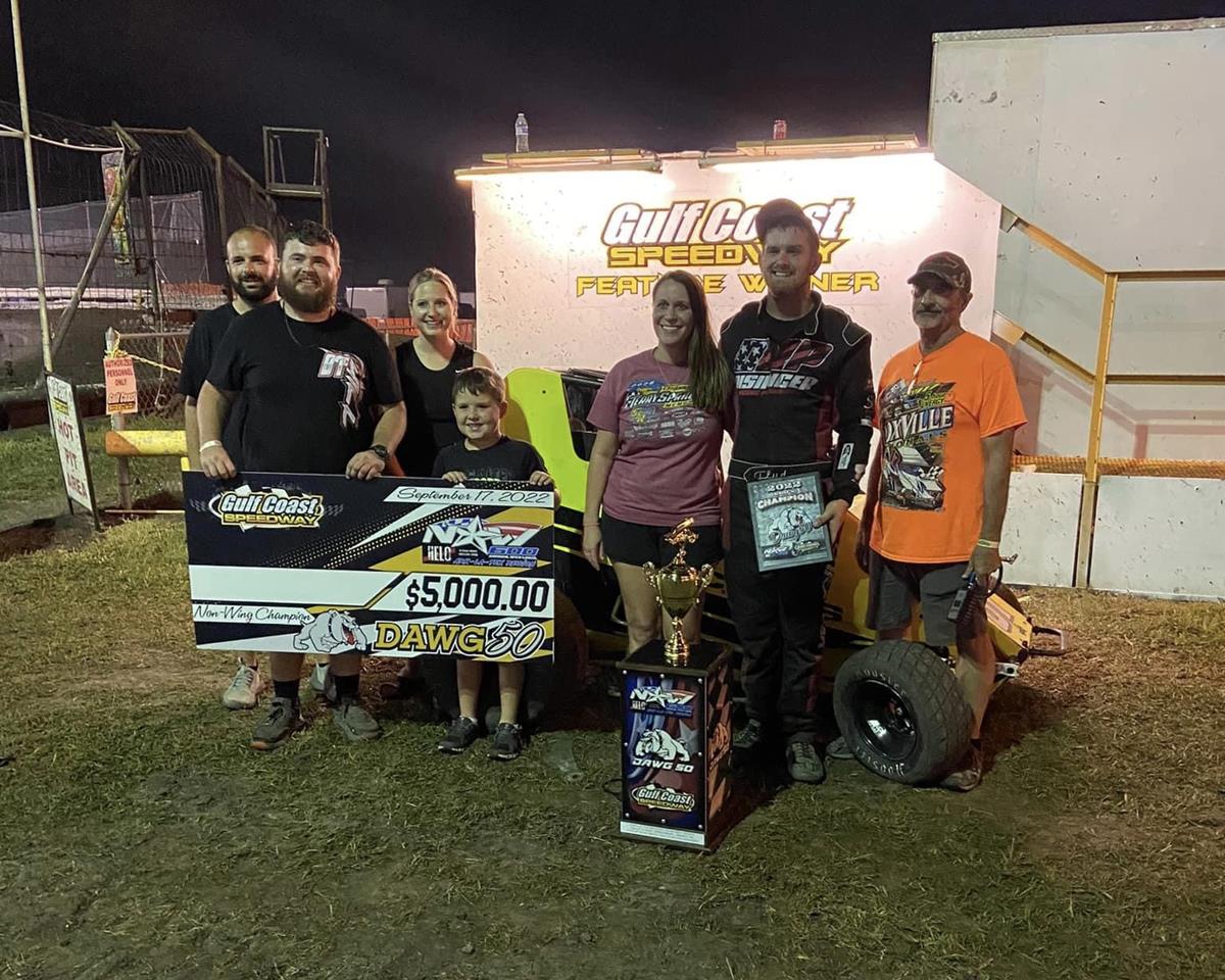 Frank Flud Pockets $5,000 with The Dawg 50 Win at Gulf Coast Speedway!