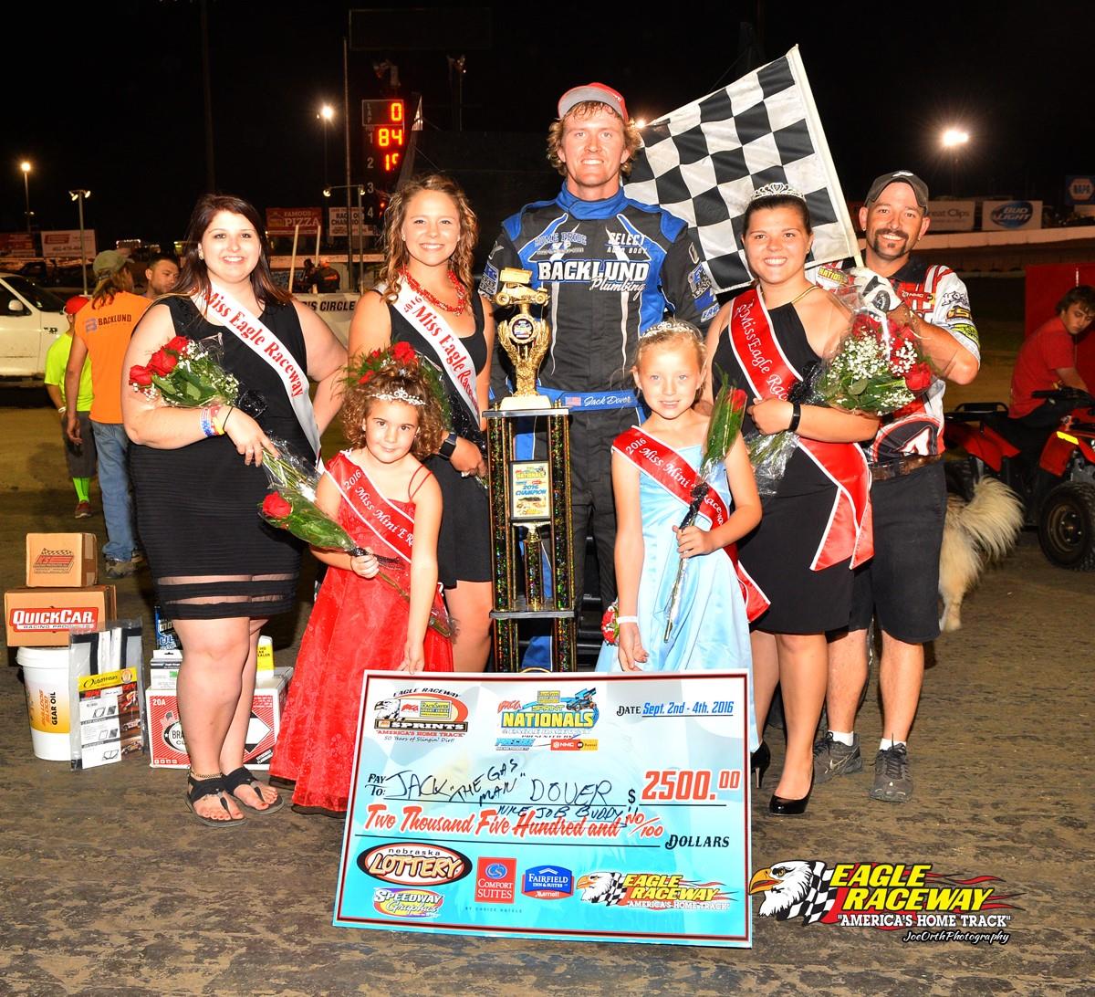 Jack Dover is the RaceSaver IMCA Sprint National Champion! Armstrong & Pavey win features!