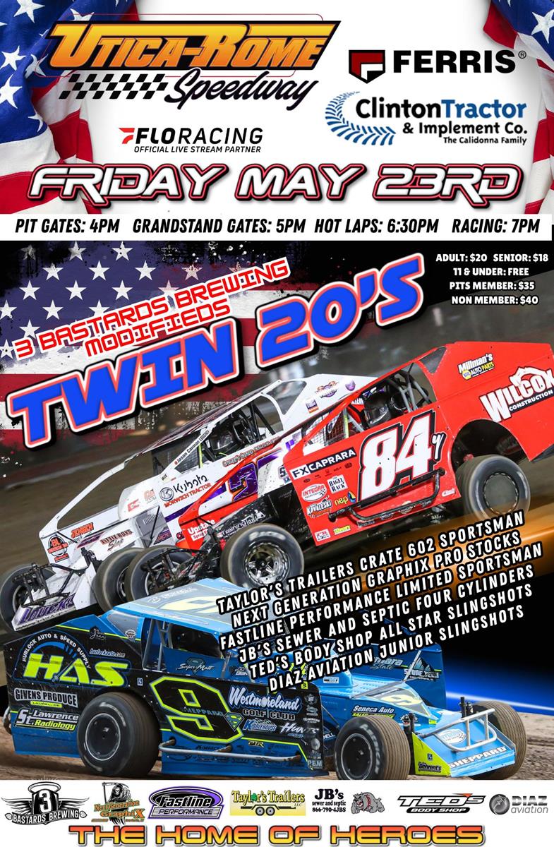 Back to business Friday May 23rd!