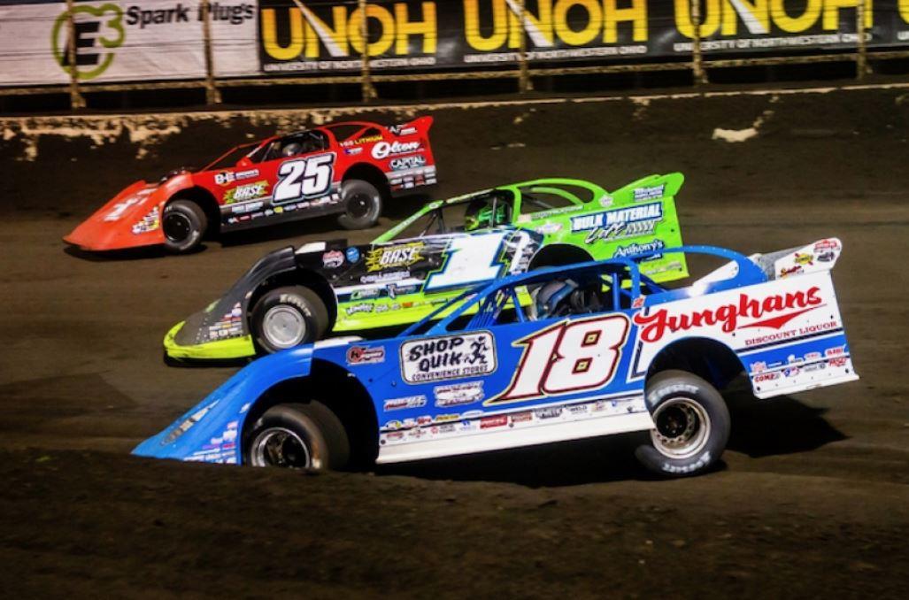 Huset’s Speedway (Brandon, SD) – Lucas Oil Late Model Dirt Series – Silver Dollar Nationals – July 22nd, 2023. (Heath Lawson photo)