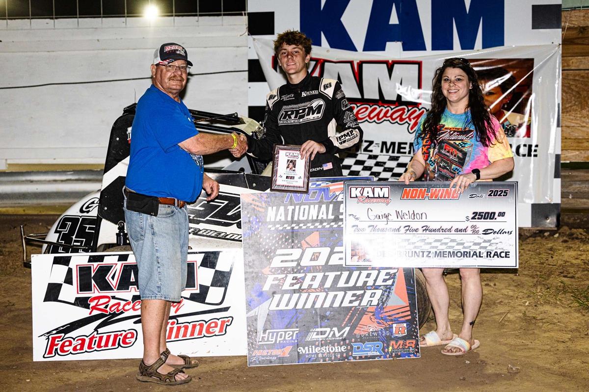 Weldon, Friesen, Shaid, and Kalkwarf Run to Deb Bruntz Memorial Victory at KAM Raceway!