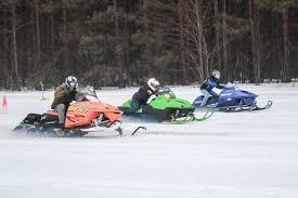 Snowmobile Drag Racing