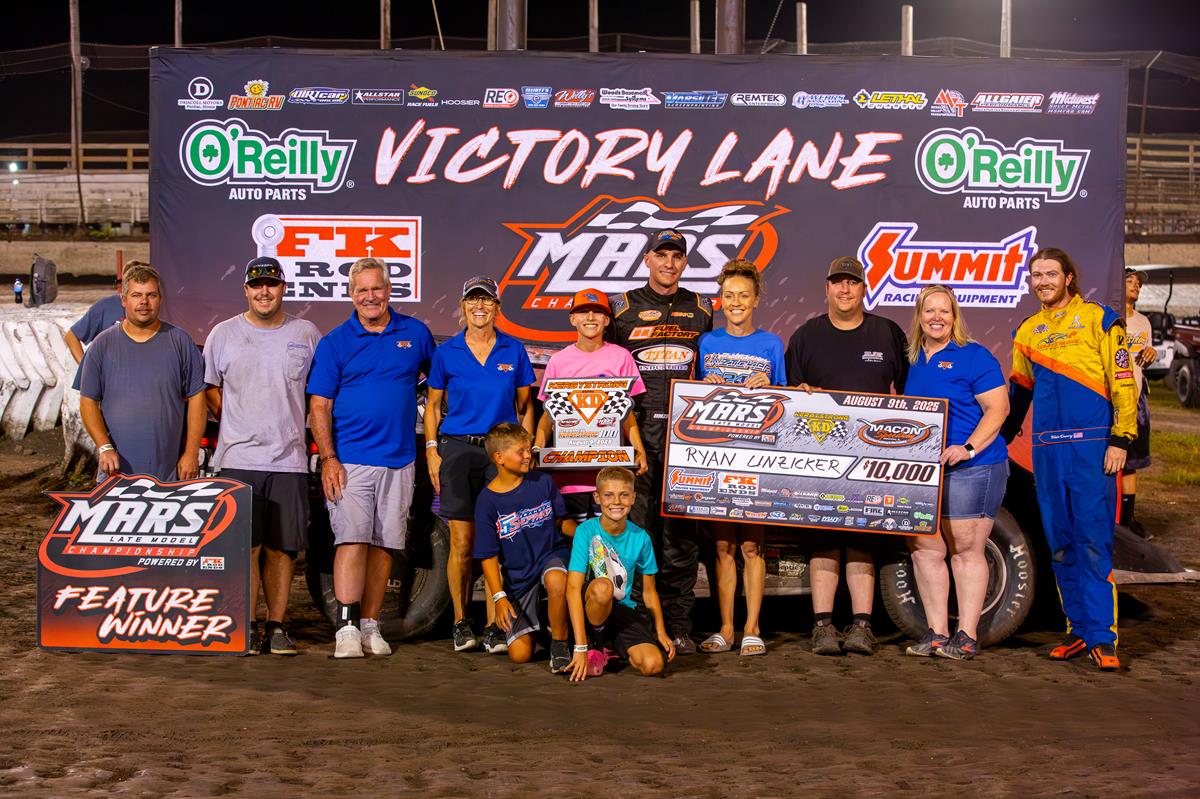 Official Summary of Results August 9, 2025 Macon Speedway