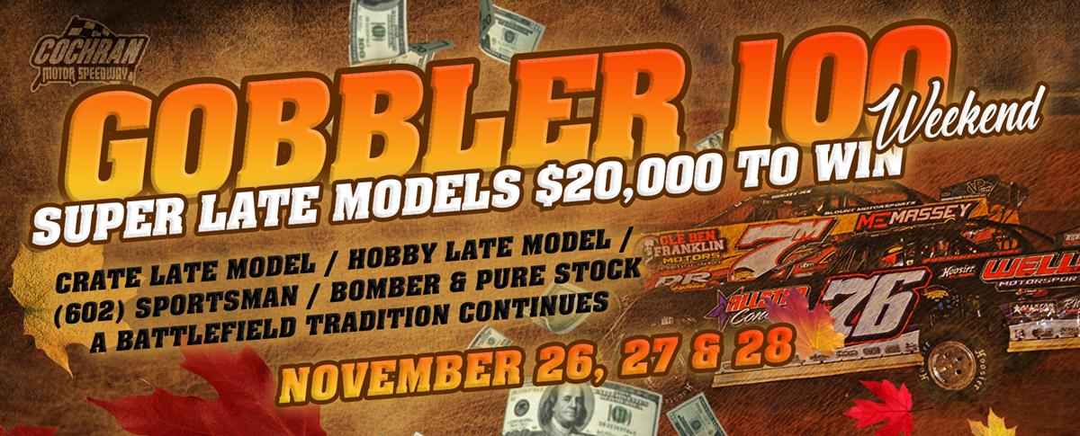 GOBBLER 100 WEEKEND AVAILABLE LIVE ON FLORACING!