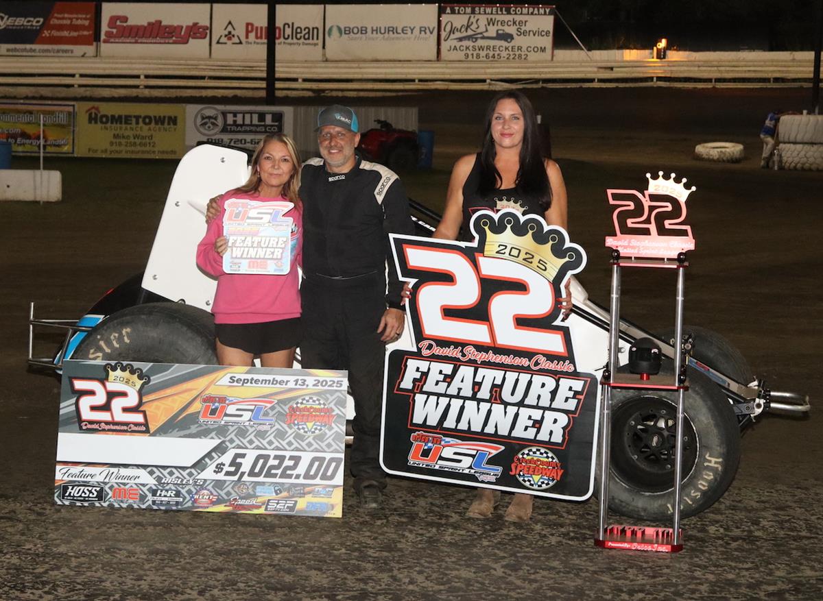 Shaffer wins $5,022 payday at USL David Stephenson Classic 50-lapper