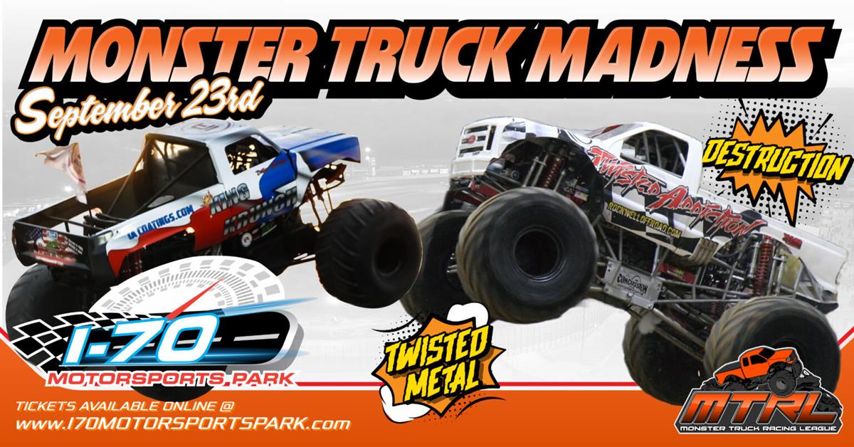 MONSTER TRUCK MADNESS AT I-70 | KING KRUNCH &amp; TWISTED ADDICTION