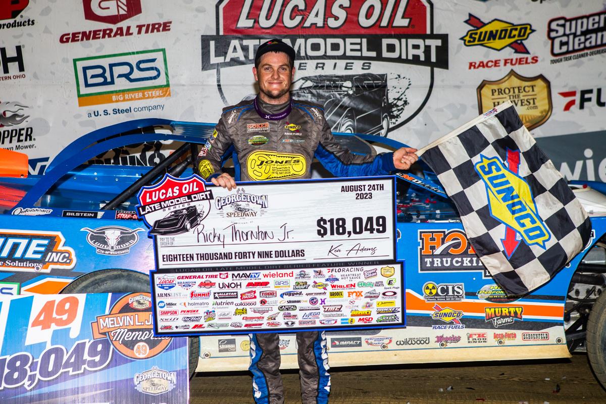 Thornton Jr. Claims Record-Setting 16th Lucas Dirt Win of 2023 at Georgetown