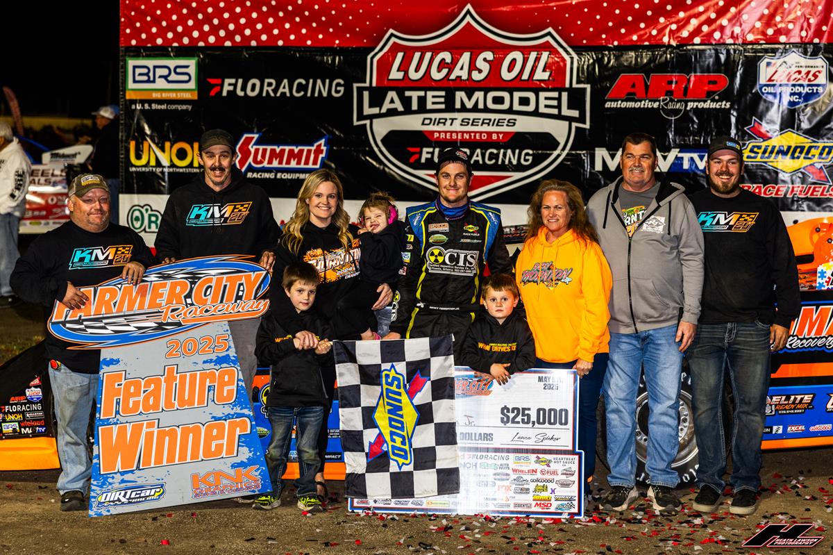 Farmer City Raceway (Farmer City, IL) – Lucas Oil Late Model Dirt Series – Farmer City 74 – May 11th, 2025. (Heath Lawson photo)