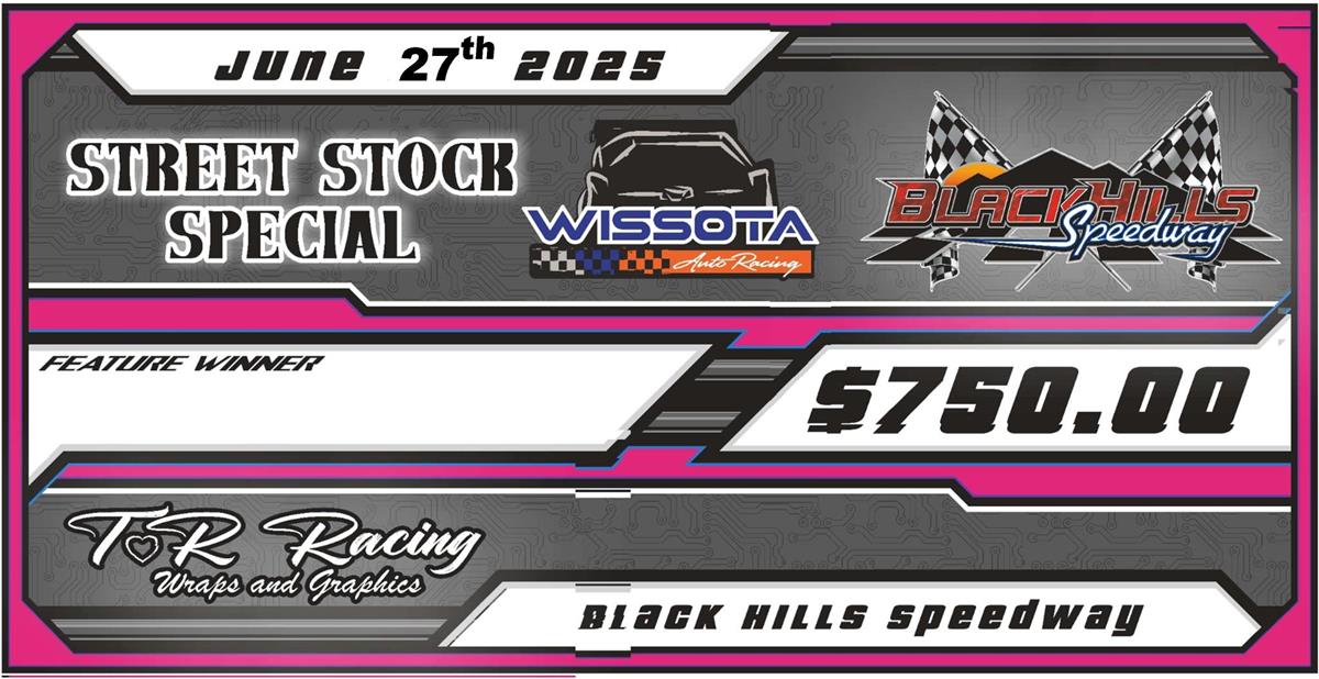 $750 to win Wissota Street Stock Special Event