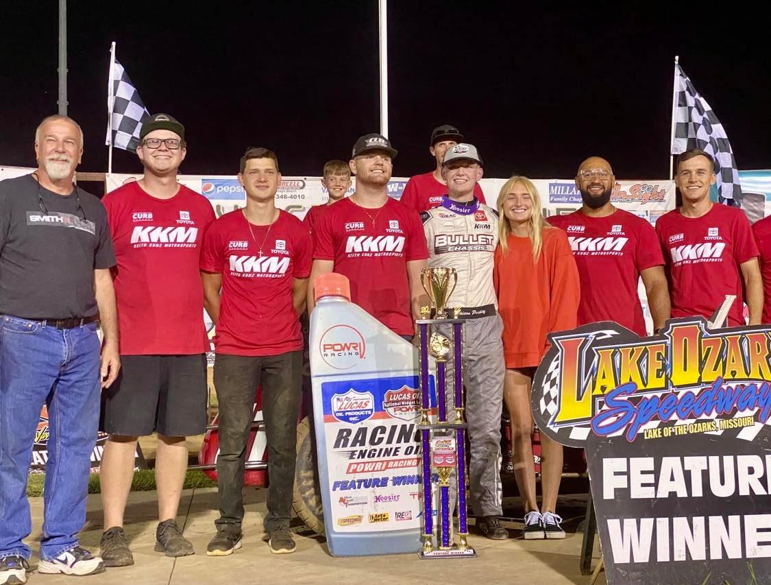 Daison Pursley Victorious at Lake Ozark Speedway with POWRi National &amp; West Midgets