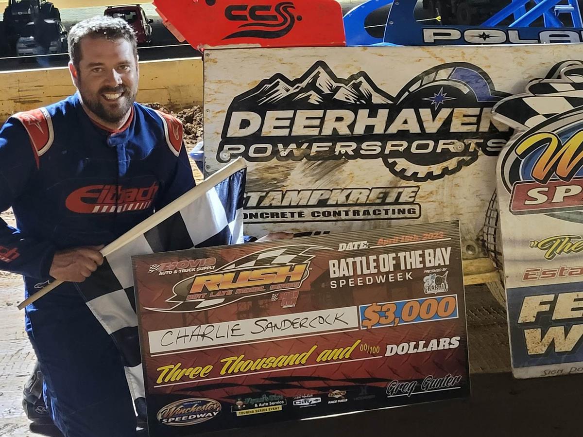 CHARLIE SANDERCOCK BECOMES 1ST CANADIAN TO EVER WIN AT WINCHESTER WITH HIS 1ST FLYNN’S TIRE TOUR VICTORY IN THE USA; KYLE HARDY CHARGES FROM 23RD TO 3