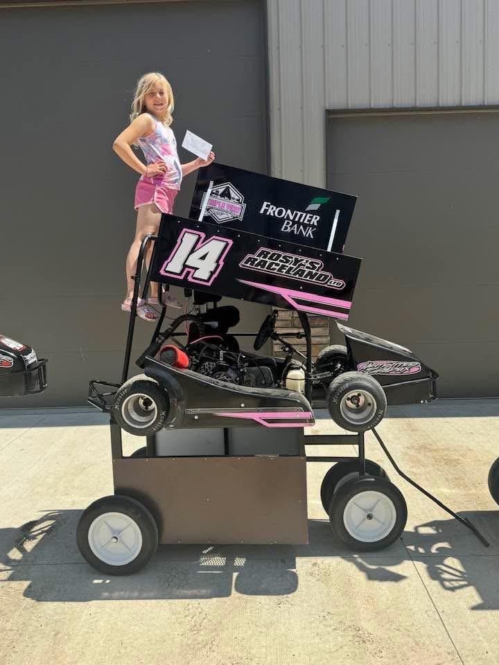 Winged Karts-Rosenboom Gets Double Feature Win