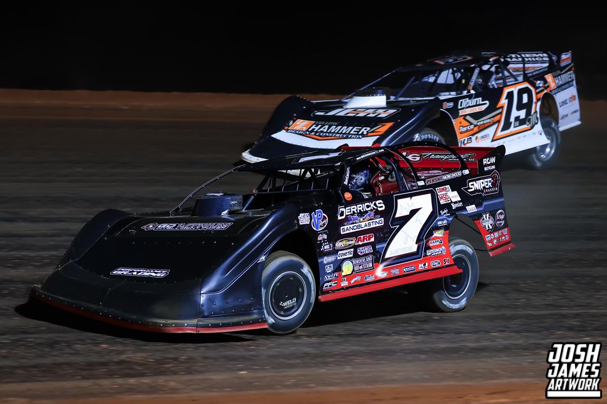 Smoky Mountain Speedway (Maryville, TN) – World of Outlaws Late Model Series – Tennessee Tipoff – March 14th-15th, 2025. (Josh James Artwork)