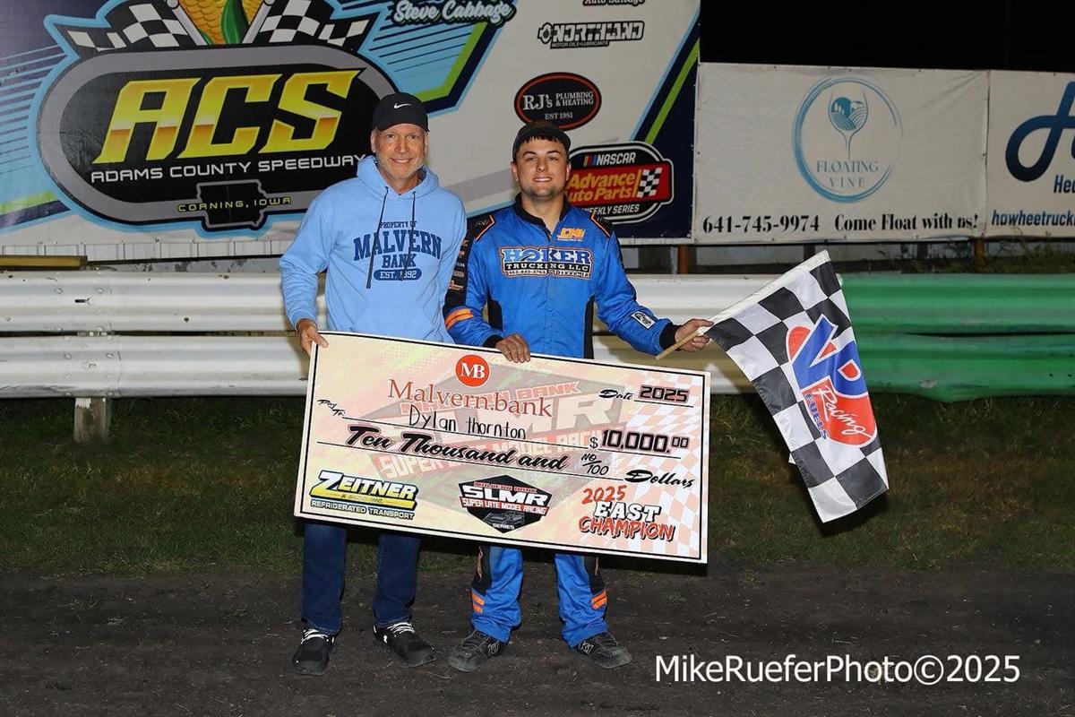 Adams County Speedway (Corning, IA) – Malvern Bank East Series – Pumpkin Dash – October 4th, 2025. (Mike Ruefer photo)