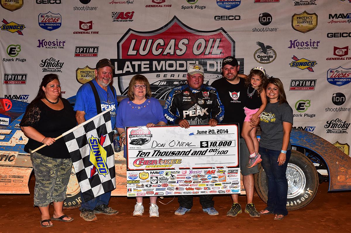 Don O’Neal Victorious in Grassy Smith Memorial at Cherokee Speedway