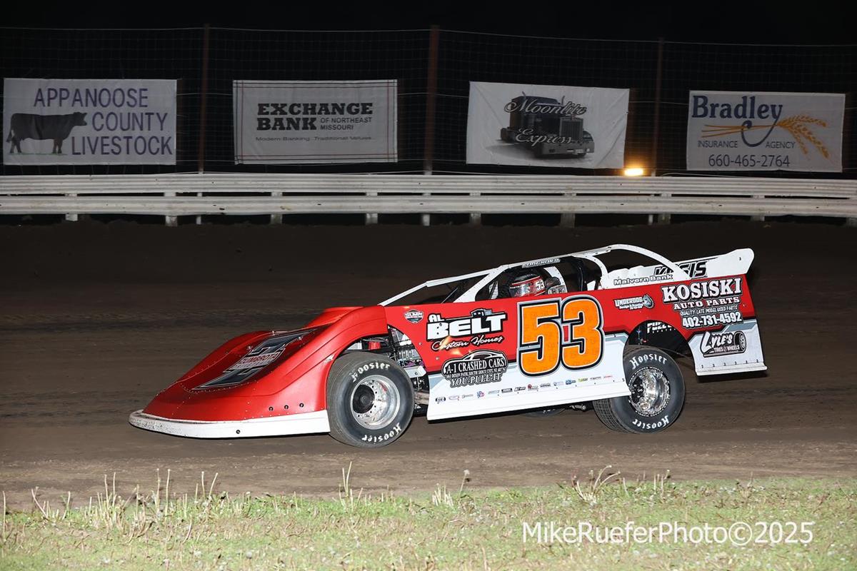 Scotland County Speedway (Memphis, MO) – Malvern Bank East Series – April 25th, 2025. (Mike Ruefer Photo)