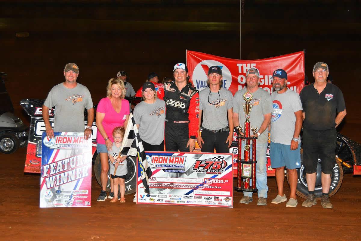 Hedgecock cruises in Iron-Man stop at I-75 Raceway