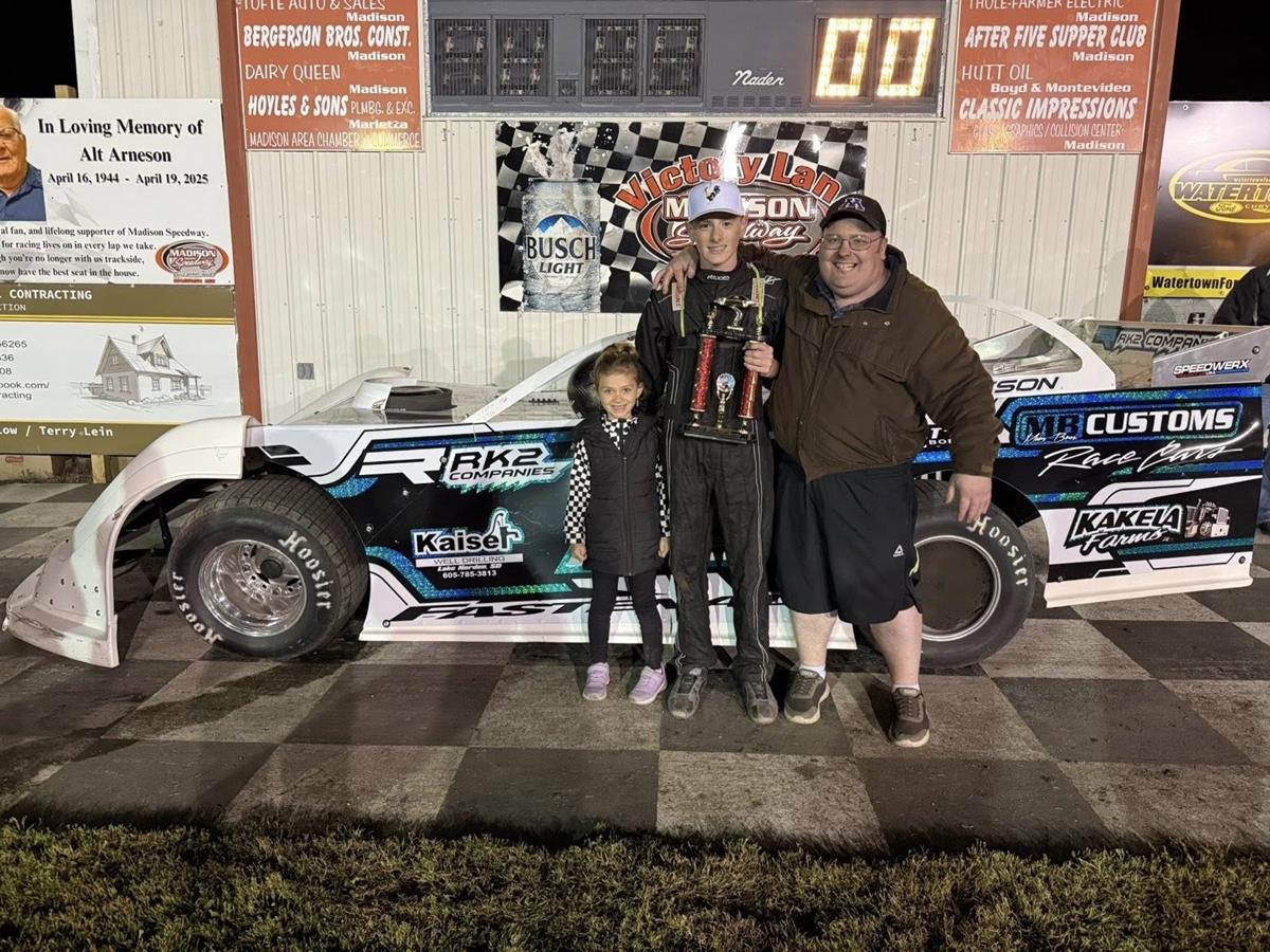 Parker grabs pair of victories at Madison Speedway