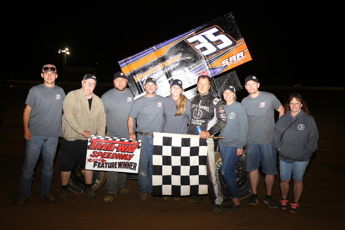 Owings FInds Victory Lane for First Time in 2021 at Trail-Way