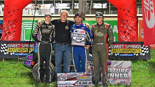 Kris Carroll Claims POWRi Stock Non-Wing Micro KKM Challenge Championship Night Victory
