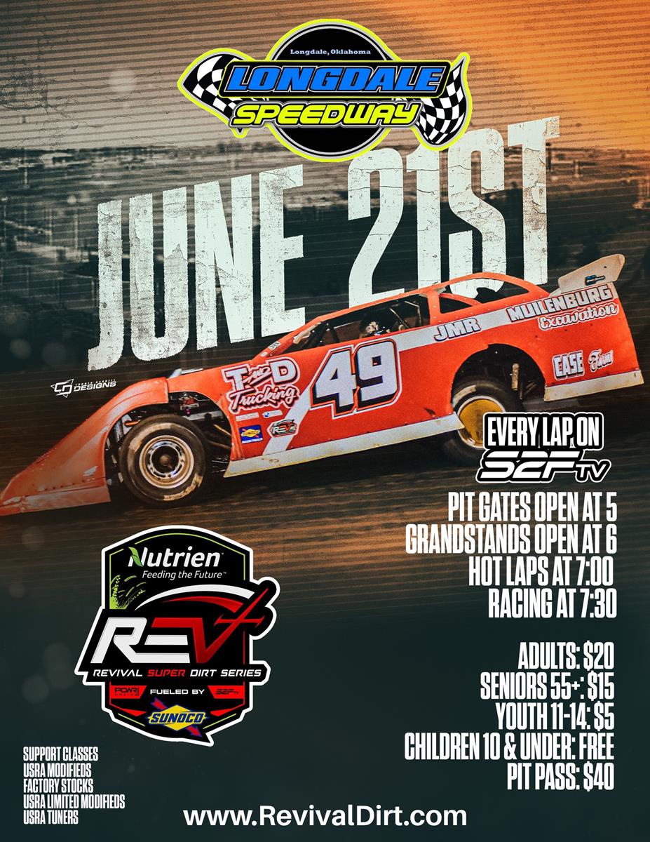 POWRi REVIVAL Dirt Late Model Series at Longdale Speedway