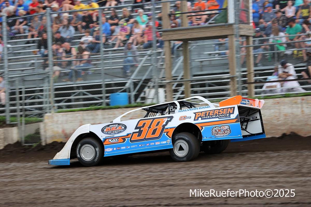 Mason City Motor Speedway (Mason City, IA) – Malvern Bank East Series – June 15th, 2025. (Mike Ruefer photo)