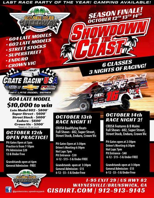 Showdown on the Coast coming up this weekend