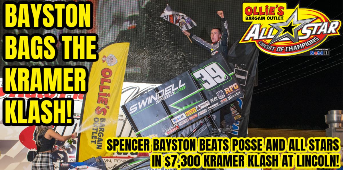 Spencer Bayston goes wire-to-wire at Lincoln Speedway for Kramer Klash victory