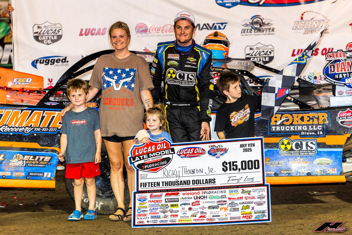 Lucas Oil Speedway (Wheatland, MO) – Lucas Oil Late Model Dirt Series – CMH Diamond Nationals – July 11th-12th, 2025. (Heath Lawson photo)