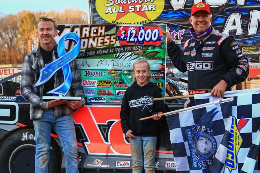 McDowell grabs first win of the season at Cherokee Speedway