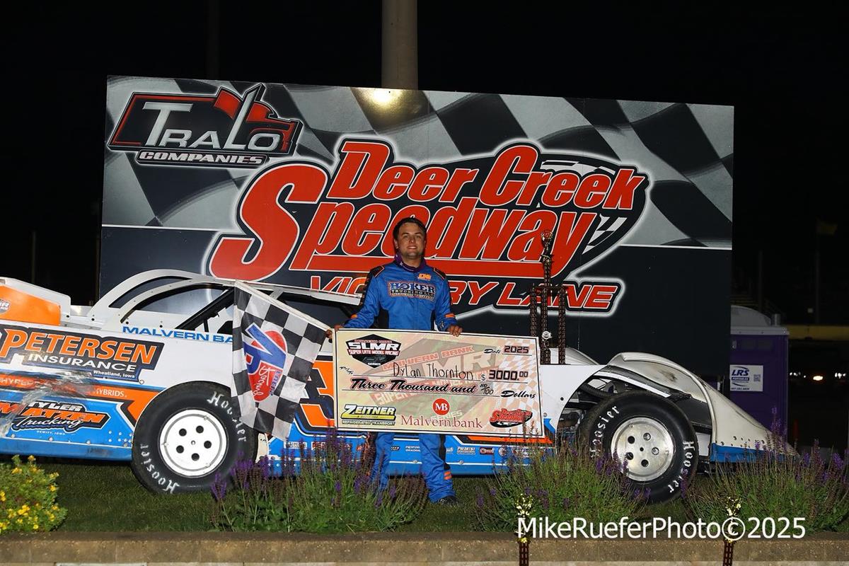 Deer Creek Speedway (Spring Valley, MN) – Malvern Bank East Series – August 29th-30th, 2025. (Mike Ruefer photo)