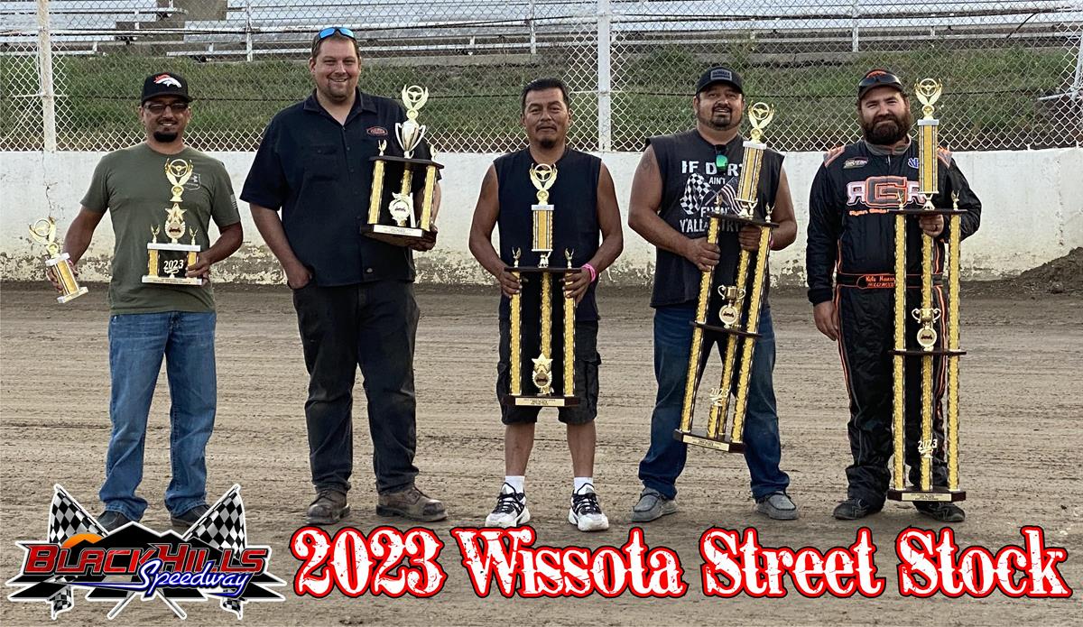 Congrats to your 2023 Black Hills Speedway Overall Points winners in the Wissota Street Stock Class!