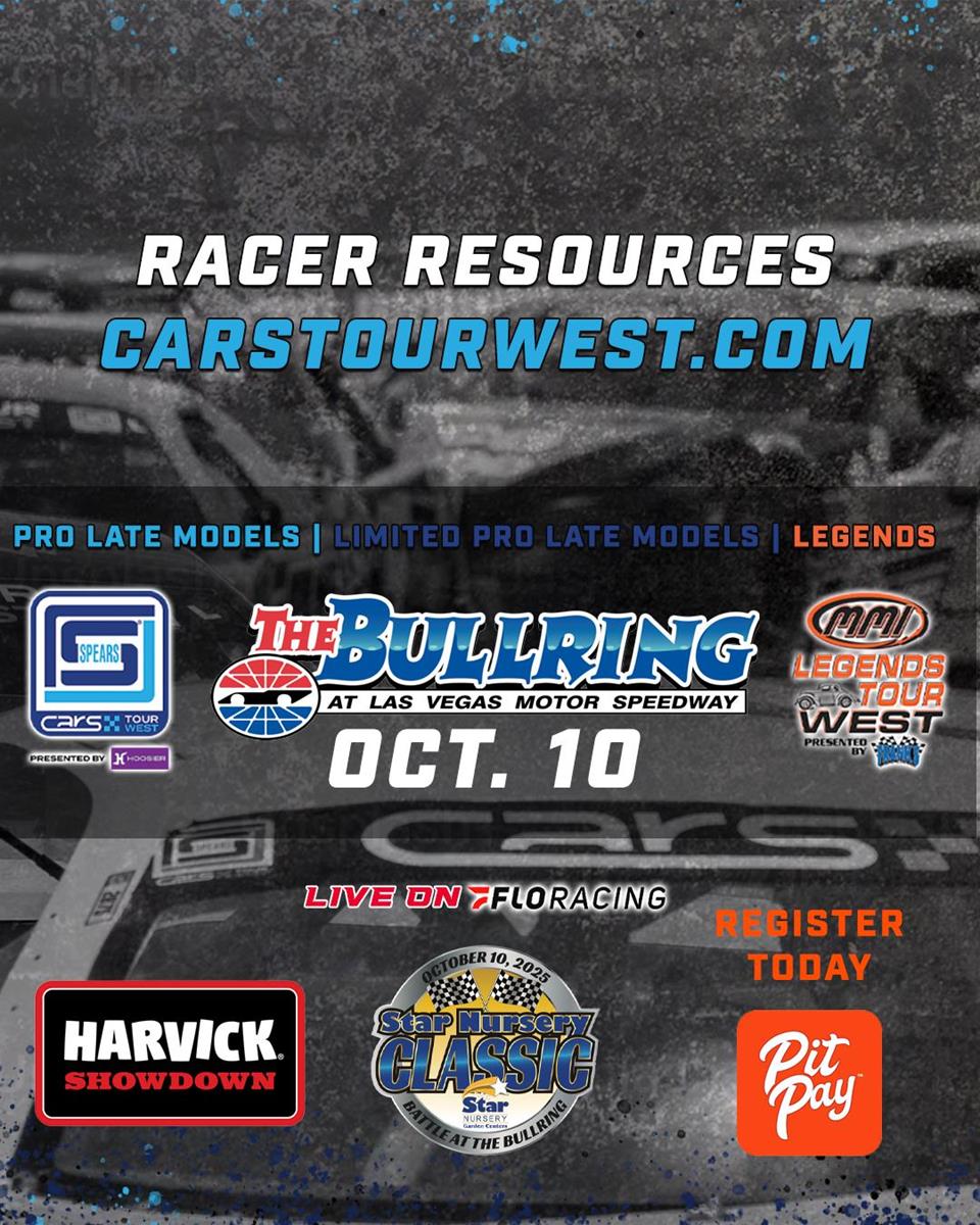 Racer Resources: The Bullring - Oct. 10 - Schedule, Entry Info, Host Hotel