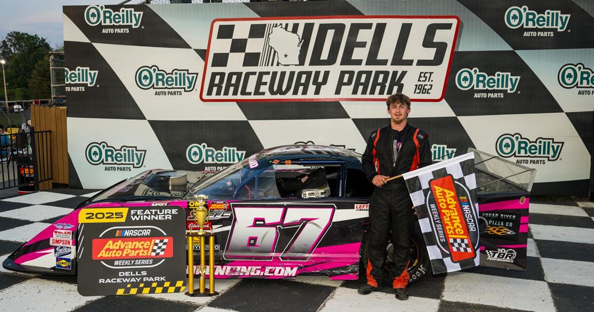 NASCAR REGIONAL OUTLAW LATE MODEL WIN TO HELLENBRAND