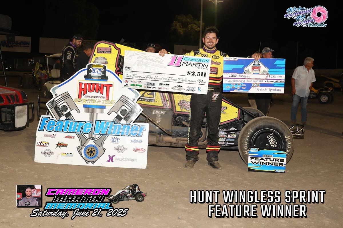 Jake Morgan Wins Cameron Martin Memorial At Antioch Speedway