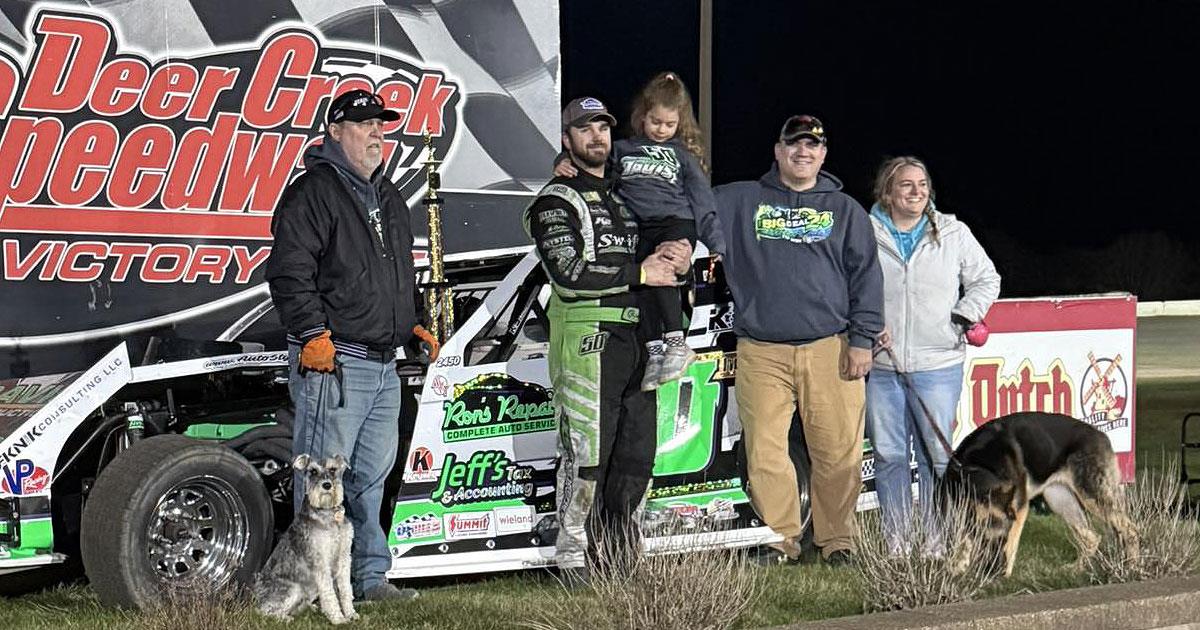 Deer Creek Speedway season openers to Davis, Gjere, Sorensen, Hovden, Doughty