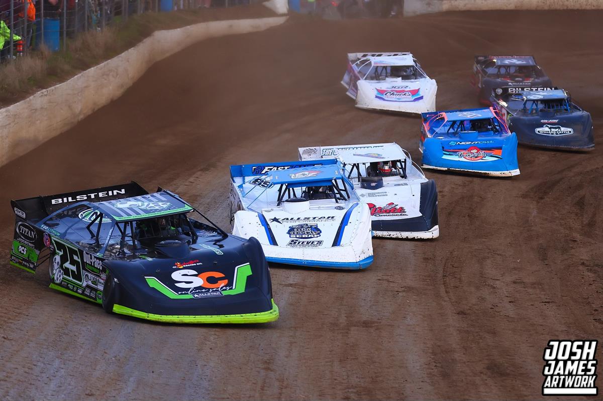 Peoria Speedway (Peoria, IL) – MARS Late Model Championship Series – Garry Swibold Memorial – April 26th, 2025. (Josh James Artwork)
