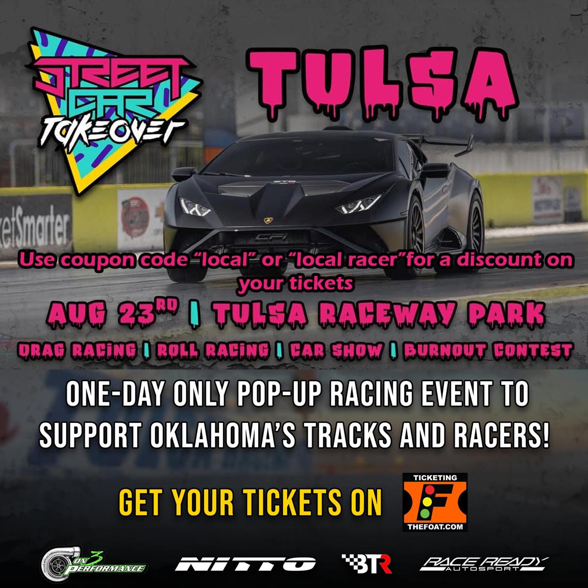 Another Huge Weekend at Tulsa Raceway Park and Speedway!!