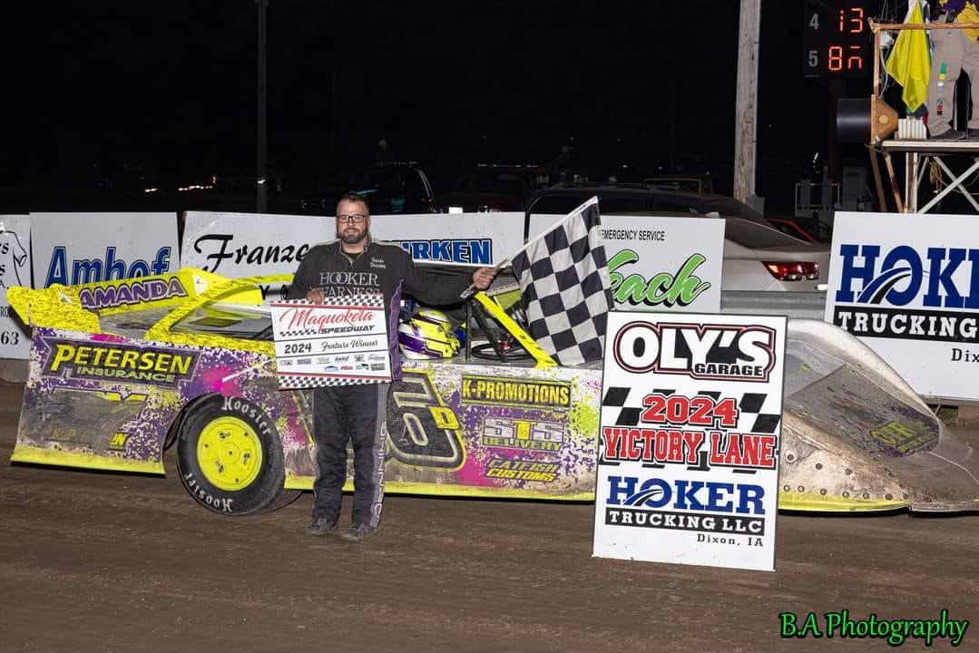 Denning Scores Late Model Win On Fan Appreciation Night At Maquoketa Speedway