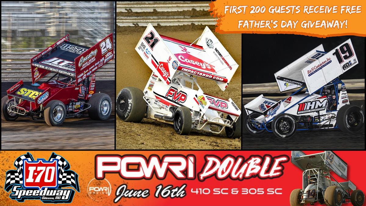 WINGED SPRINTS FOR FATHER’S DAY WEEKEND AT I-70