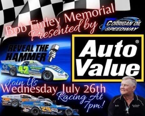 Bob Finley Memorial Payout for July 26th!
