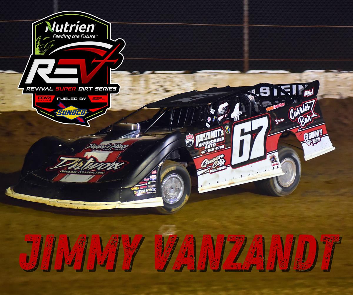 VANZANDT IS PREPARED FOR A FULL-TIME SERIES RUN WITH REVIVAL