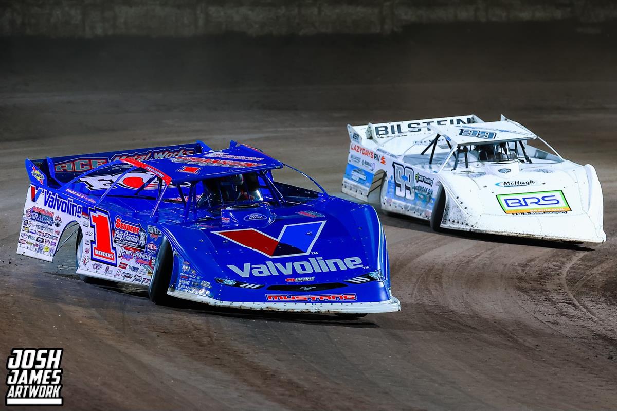 Volusia Speedway Park (Barberville, FL) – DIRTcar Nationals – February 10th-15th, 2025. (Josh James Artwork)