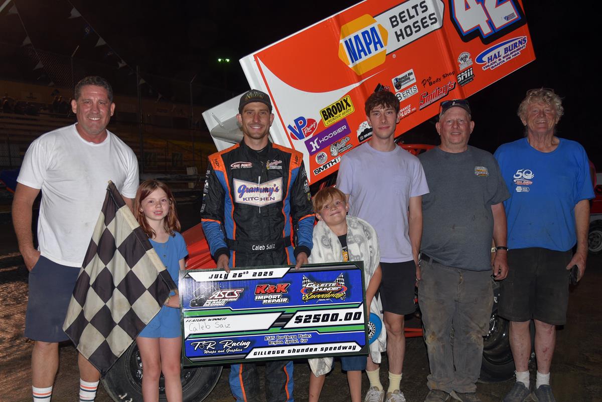 $2,500 to win ASCS Northern Plains Western Plains Region Sprint Car Special Event Winners