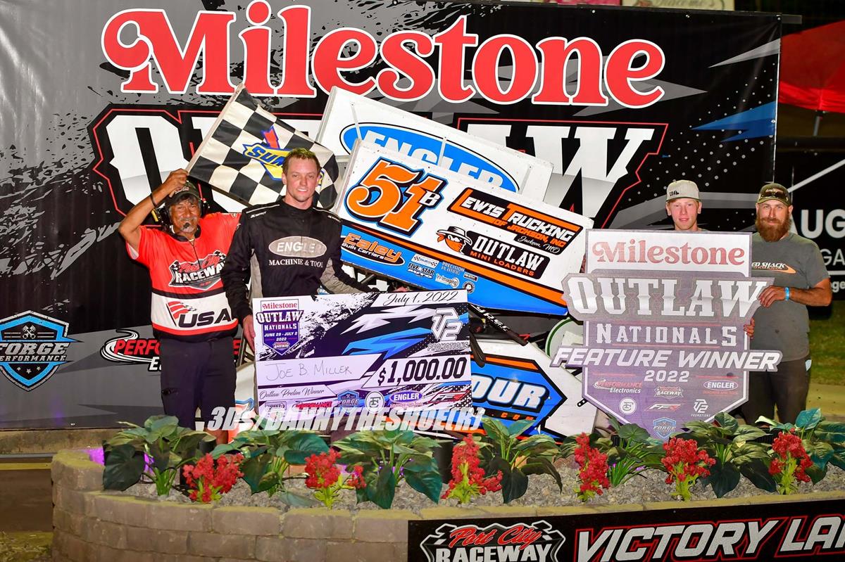 Joe B. Miller, Jett Nunley Victorious In Prelim Night 2 Of Milestone Outlaw Nationals
