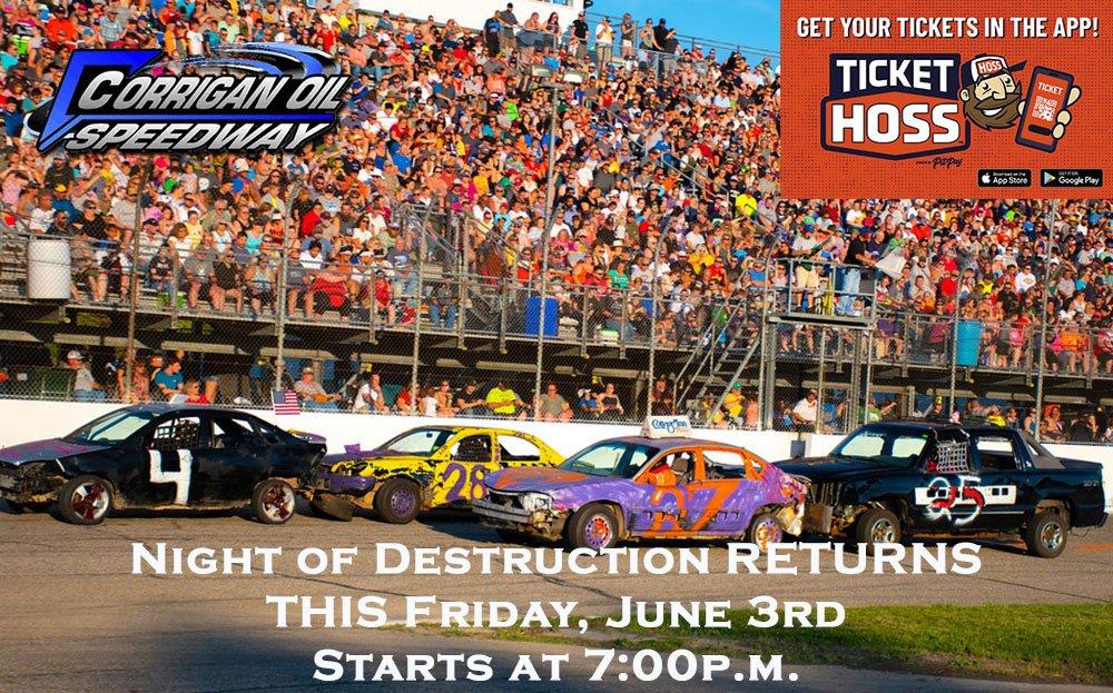 NIGHT OF DESTRUCTION IS HERE! JUNE 3rd!