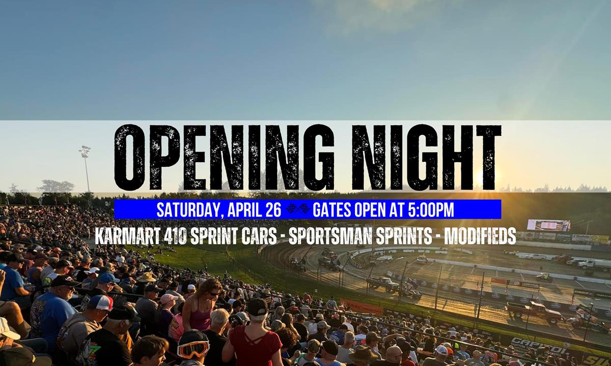 OPENING NIGHT: SAT. APRIL 26