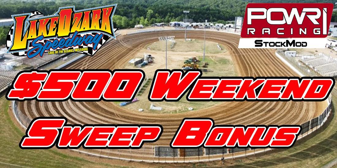 Lake Ozark Speedway Offers $500 Bonus for POWRi StockMod Weekend Sweep